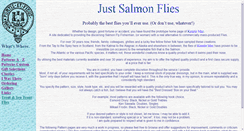 Desktop Screenshot of justsalmonflies.co.uk